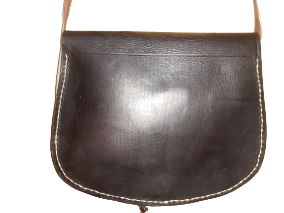 Bolso redondo mujer borde