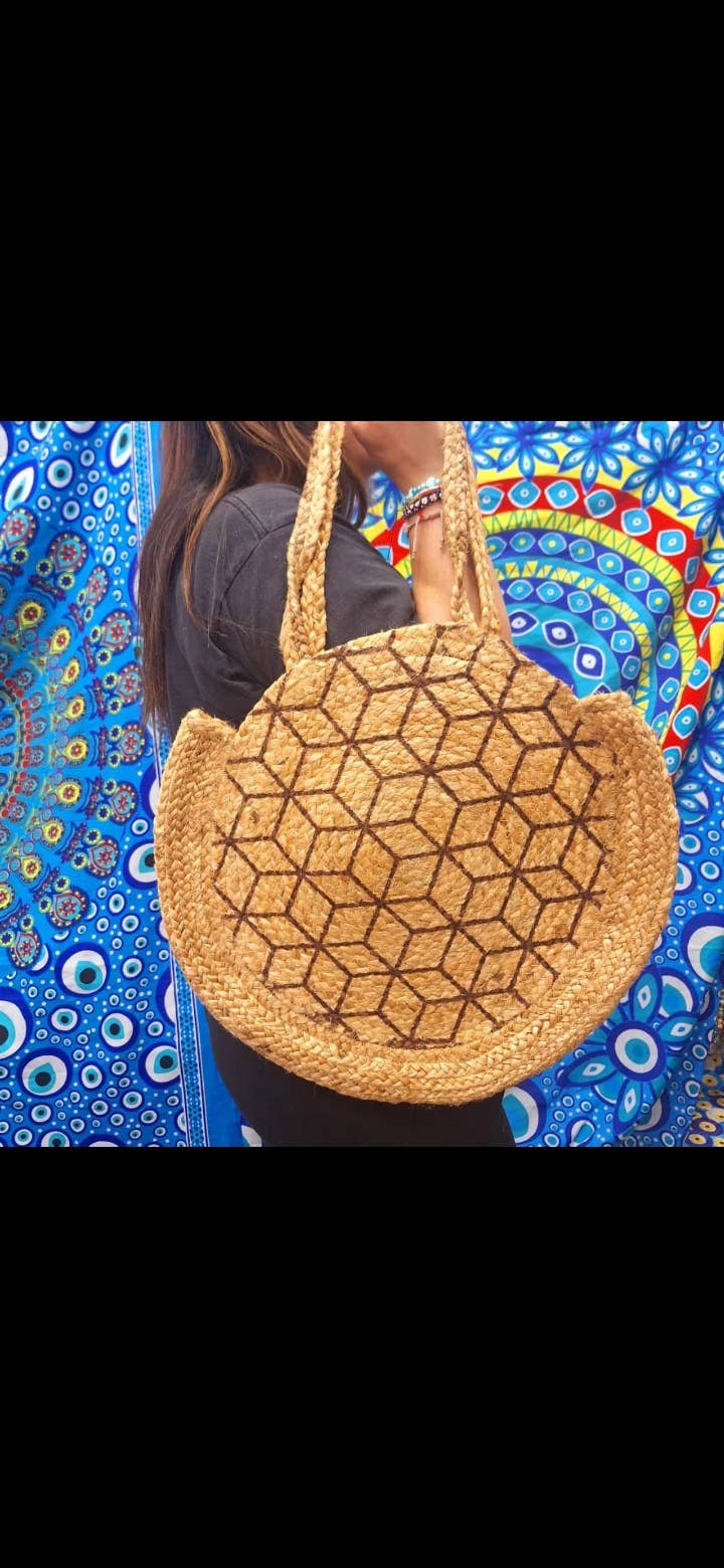 Indian straw basket