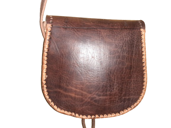 Bolso redondo cuerda combinado