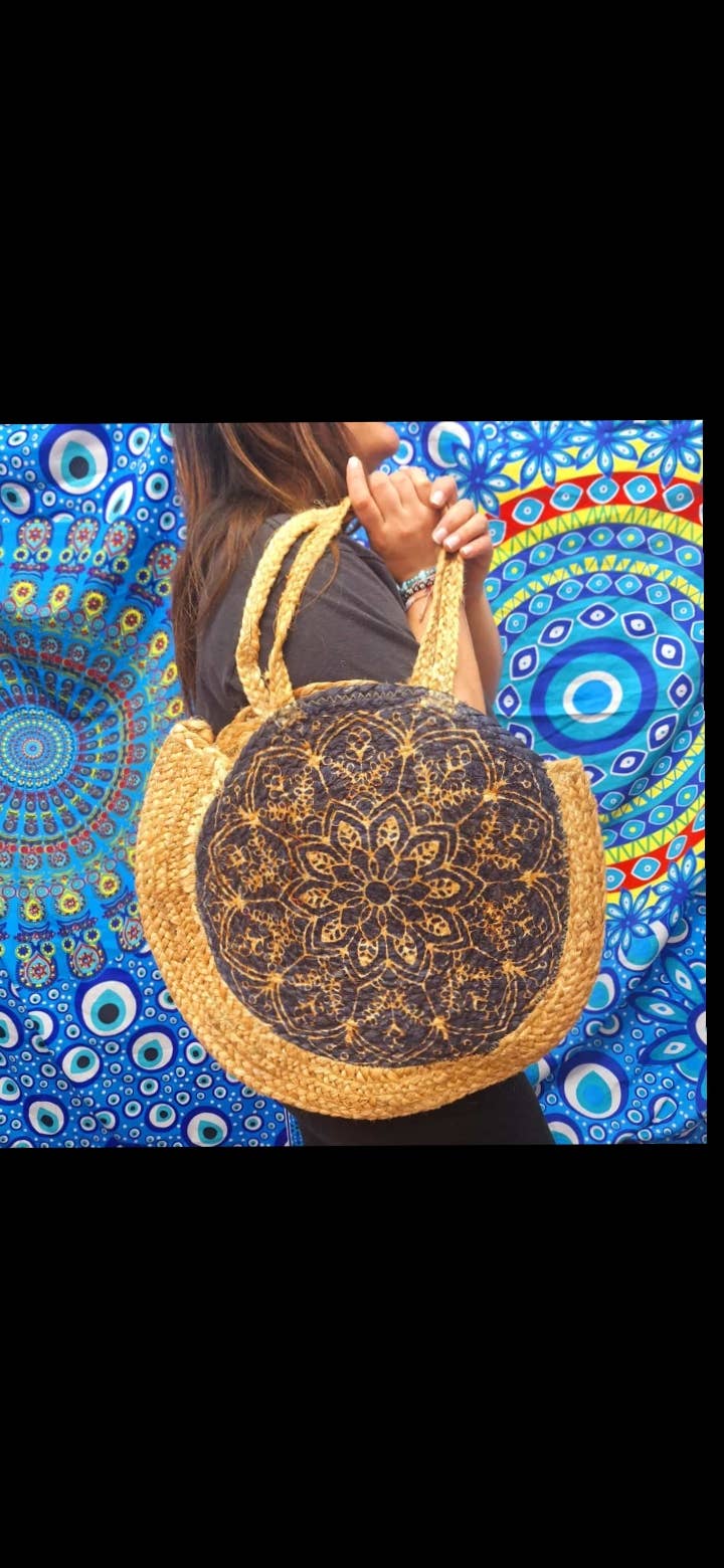 Indian straw basket