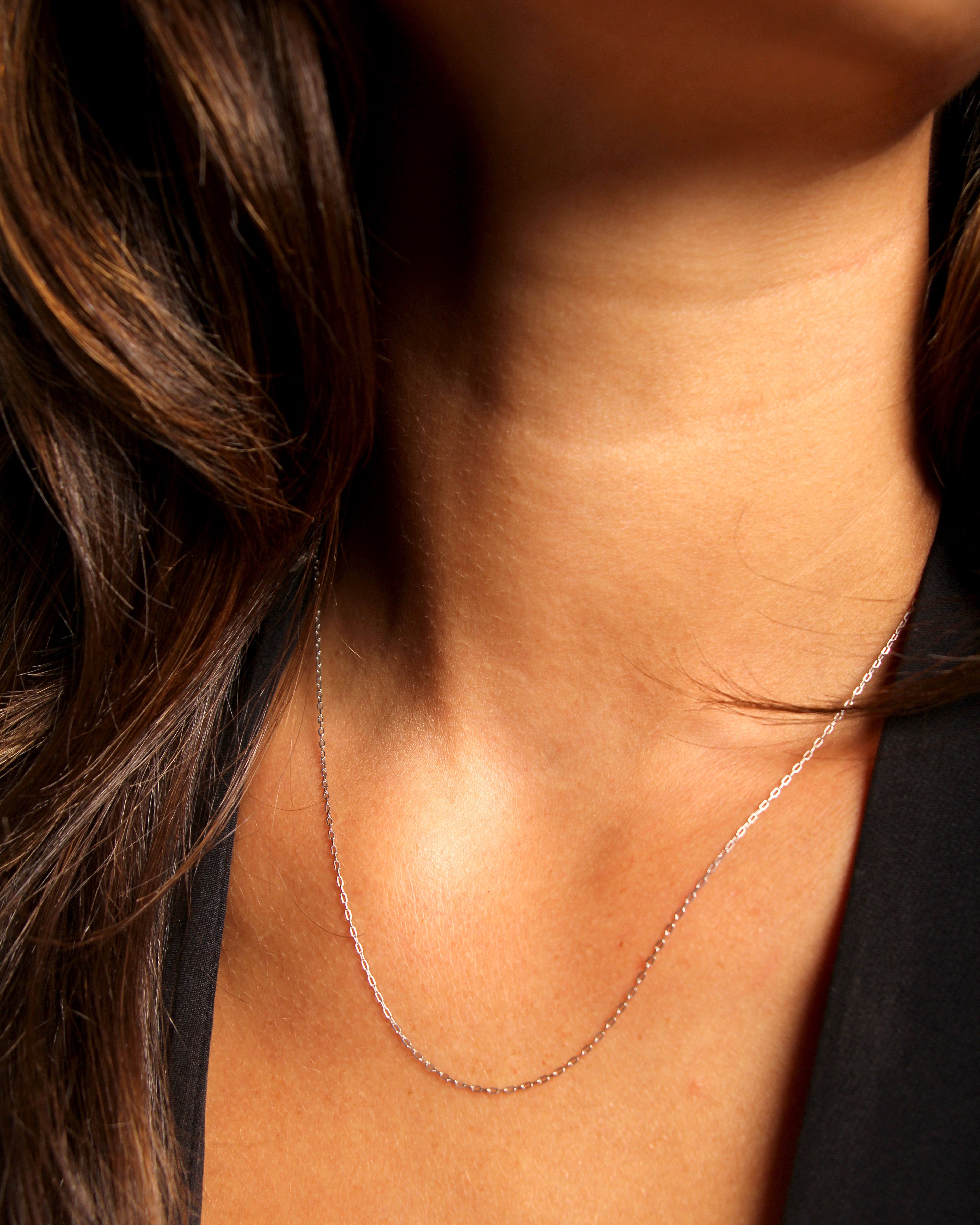 Collar Cadena Lisbeth Plateado-3