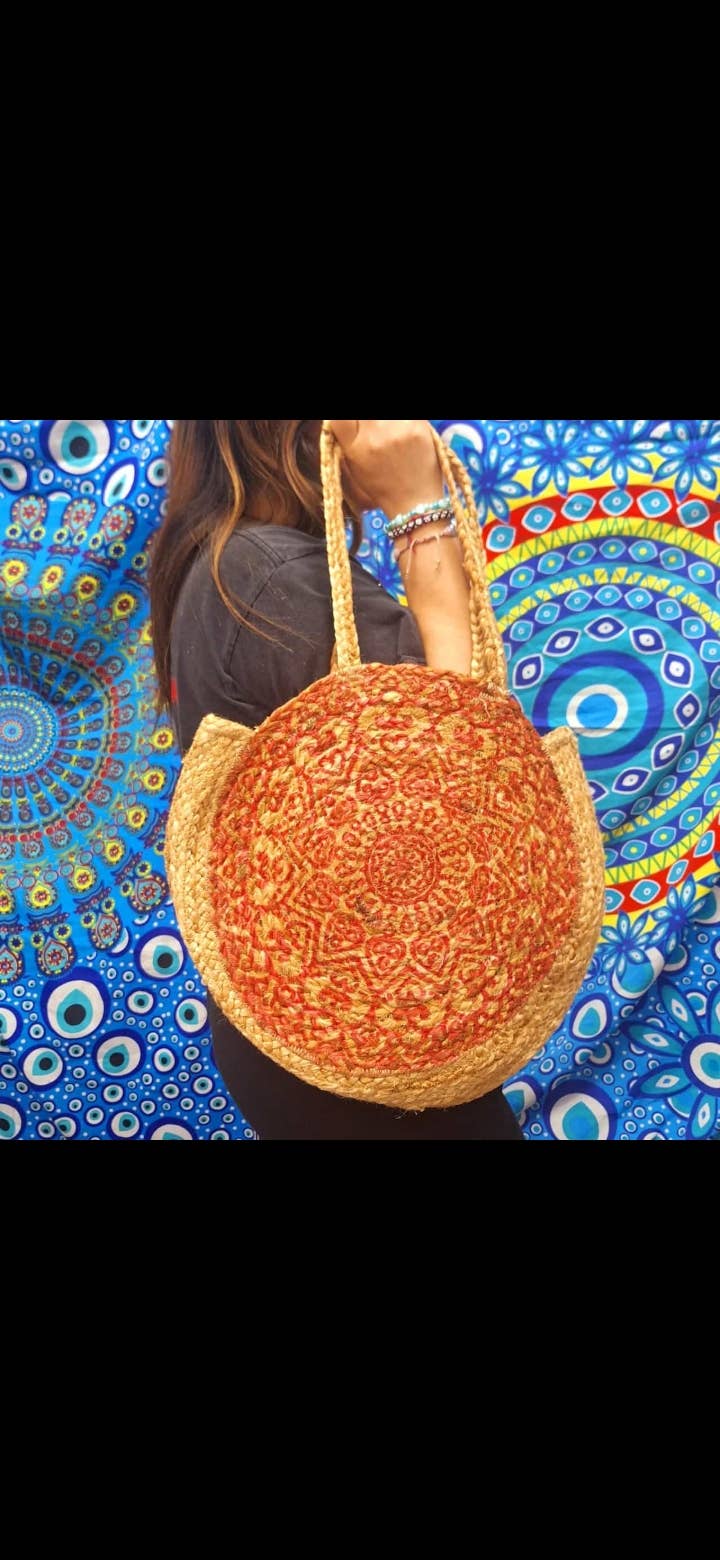 Indian straw basket