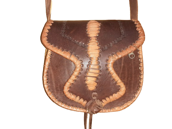 Bolso redondo cuerda combinado