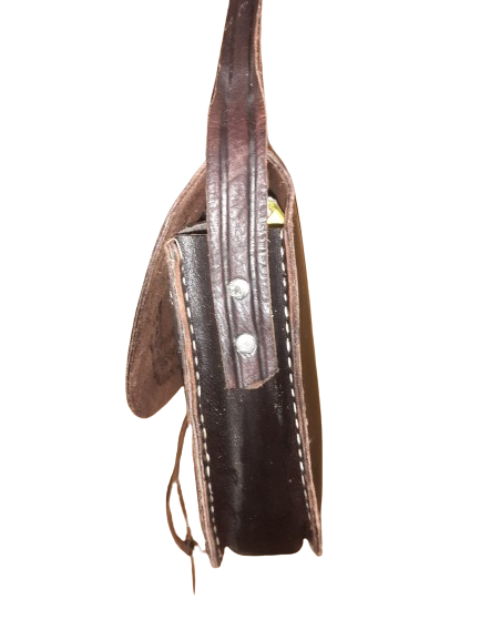 Bolso redondo mujer borde